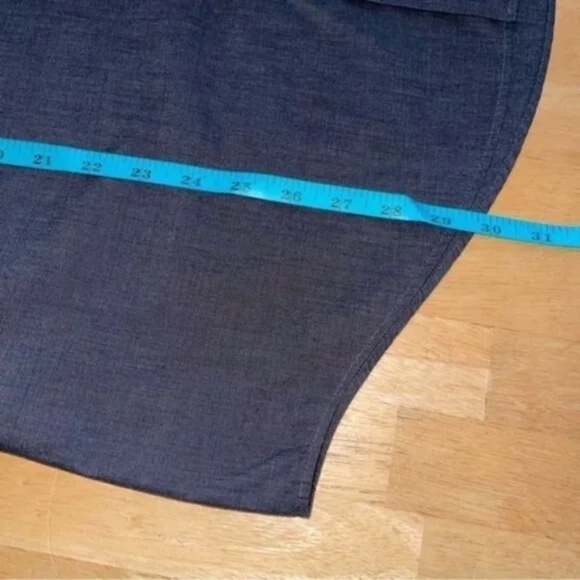 Van Heusen Men's Dark Grey Button Down Shirt - Picture 6 of 6